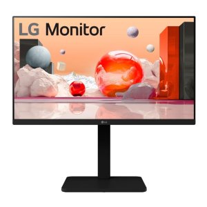 Monitor 24" Hdmi Vga Dp Lg 24ba560-b Fhd Ips Regulable En Altura Multimedia Color Negro