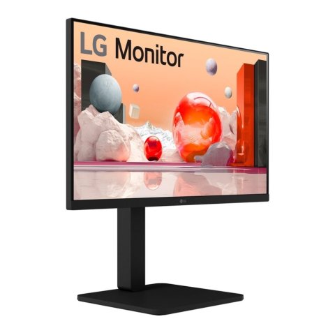 Monitor 24" Hdmi Vga Dp Lg 24ba560-b Fhd Ips Regulable En Altura Multimedia Color Negro