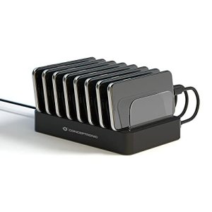 Estacion De Carga Usb Conceptronic 160w Ozul07b 7xusb-c... 2