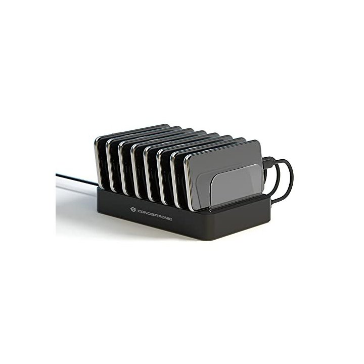 Estacion De Carga Usb Conceptronic 160w Ozul07b...