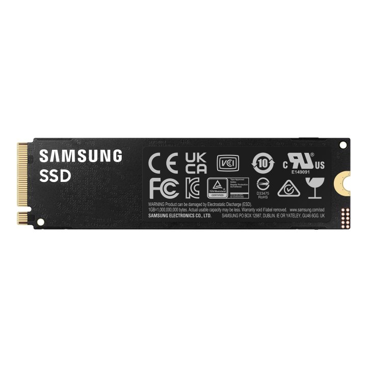 Disco M.2 Nvme 1tb Samsung 990pro Mz-v9p1t0bw  Pcie 4.0 Read 7450mbps Write 6900mbps