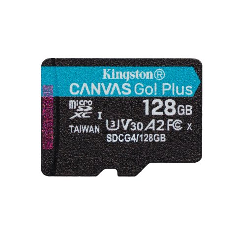 Memoria Sd Micro-sdxc 128gb Gen 4 200mb s V30+ Adaptador Canvas-go Plus Sdcg4 128gb