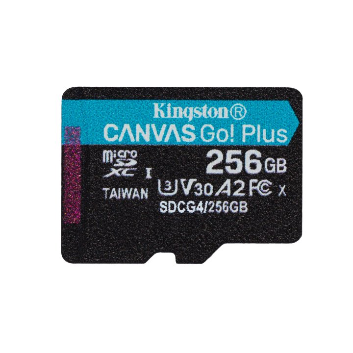 Memoria Sd Micro-sdxc 256gb Gen 4 200mb s V30+ Adaptador Canvas-go Plus Sdcg4 256gb