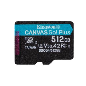 Memoria Sd Micro-sdxc 512gb Gen 4 200mb s V30+ Adaptador Canvas-go Plus Sdcg4 512gb 2