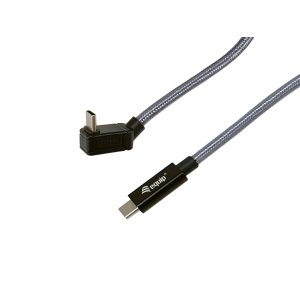 Cable Usb-c Macho Usb-c  Acodado Macho Usb 3.2 240w 4k 20gbps 2m  2