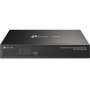 Grabador De Video Tp-link Vigi Nvr1008h-8mp 8 Canales 8xrj45 Poe+ Hdmi 4k H.265+ Sata 2xusb