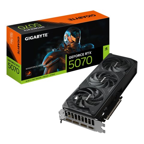Vga Gigabyte Geforce Rtx 5070 Windforce Sff 12gb Gddr7 3xdp 1xhdmi 2512mhz Cuda 6144 192bit 