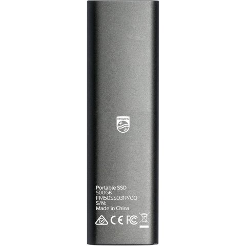 Disco M.2 Externo Philips 500gb Usb-c/usb3.0...