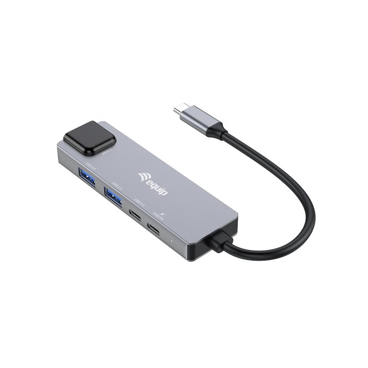 Adaptador Usb-c 3.2 A 2.5gbe Ethernet Rj45  Con Hub 2xusb-a 1xusb-c 1xusb-c Power Develiry 100w