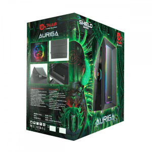 Caja Atx Semitorre Gaming Talius Auriga Cristal Templado 3.0 2