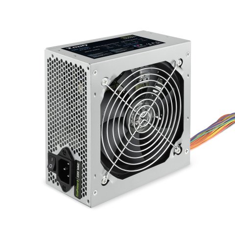 Fuente De Alimentacion Tooq 500w Tqep-500sse Fan 12cm 4 Sata 2 Molex Cable Alimentación Destinada A Reparaciones 