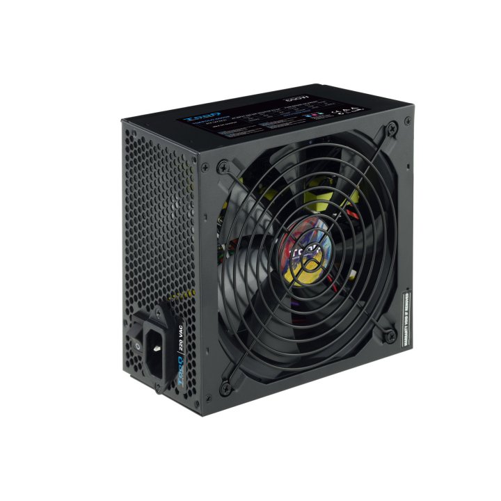 Fuente De Alimentacion Tooq Tqapolo-600sp 600w Fan 12cm 5 Sata 3 Molex 2 Pcie (6+2 Y 6) Interruptor Negra Destinada A Reparac