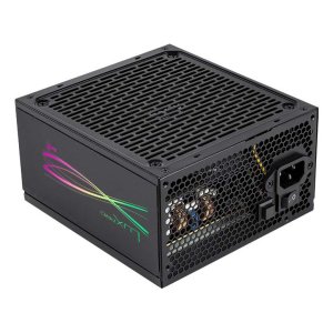 Fuente De Alimentacion Modular Aerocool 650w Lux Pro Certificado 80+ Bronze Apfc Vent. 14cm Rgb 2
