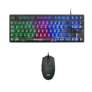 Teclado Y Mouse Mars Gaming Mcptkl Teclado De Formato Reducido Tkl Rgb Brathing & Flow Mouse 3200dpi H-mech Rgb