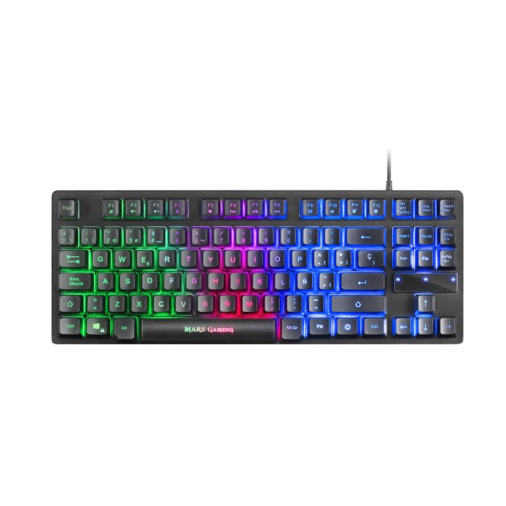 Teclado Y Mouse Mars Gaming Mcptkl Teclado De Formato Reducido Tkl Rgb Brathing & Flow Mouse 3200dpi H-mech Rgb