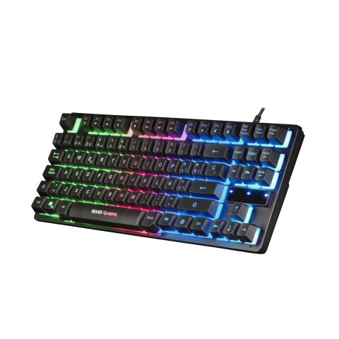 Teclado Y Mouse Mars Gaming Mcptkl Teclado De Formato Reducido Tkl Rgb Brathing & Flow Mouse 3200dpi H-mech Rgb