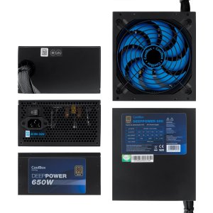 Fuente De Alimentacion Deep Gaming 650w Deeppower Con Certificacion 80plus Bronze 2
