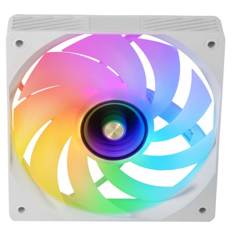 Kit 4xventilador Interno Argb Mars Gaming Mf3dprokit Blanco 120mm Argb Hub Rf Remote