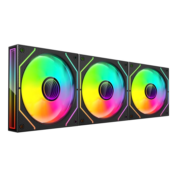 Kit 3xventilador Interno Argb Mars Gaming Mf3dprokit Negro 120mm Argb Argb Hub Rf Remote