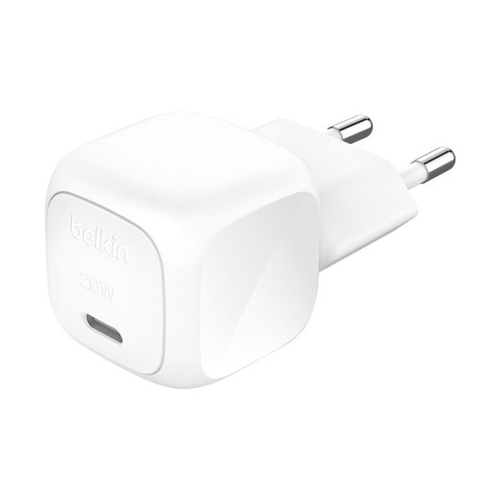 Cargador De Pared Belkin Wca009kqwh Boost Charge Usb-c 20w Blanco 