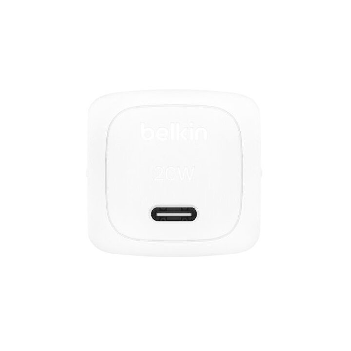 Cargador De Pared Belkin Wca009kqwh Boost Charge Usb-c 20w Blanco 