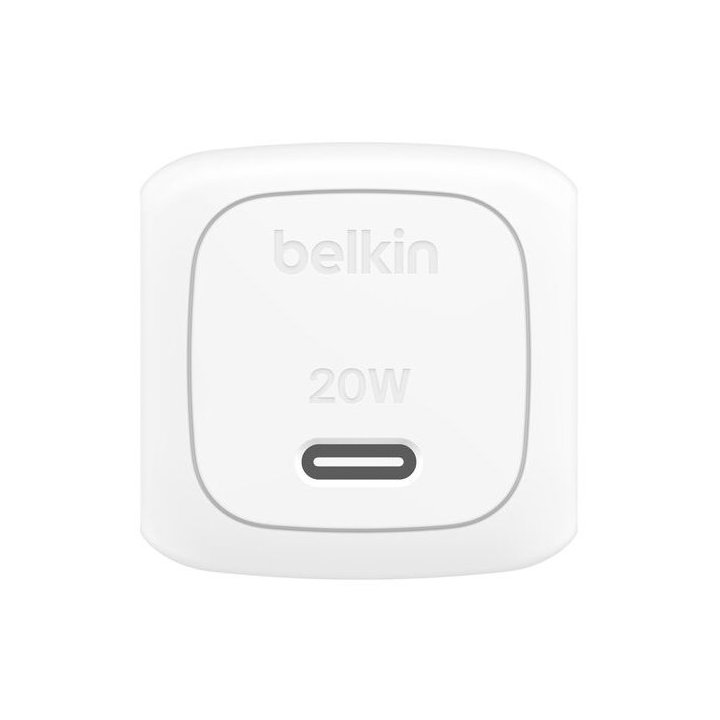 Cargador De Pared Belkin Wca009kqwh Boost Charge Usb-c 20w Blanco 