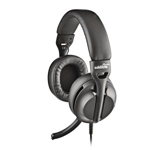 Headset Usb-c Ngs Vox805 Usb-c Control De Volumen 2m Microfono Regulable Adaptador Usb-a Negro