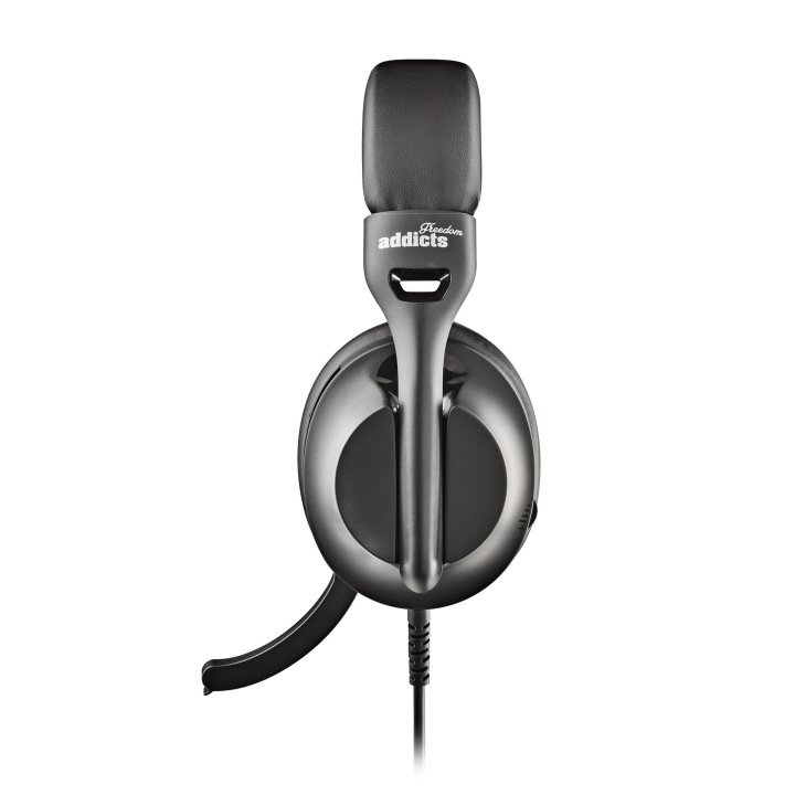 Headset Usb-c Ngs Vox805 Usb-c Control De Volumen 2m Microfono Regulable Adaptador Usb-a Negro