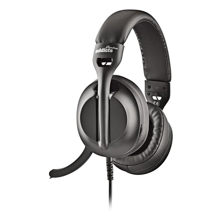 Headset Usb-c Ngs Vox805 Usb-c Control De Volumen 2m Microfono Regulable Adaptador Usb-a Negro