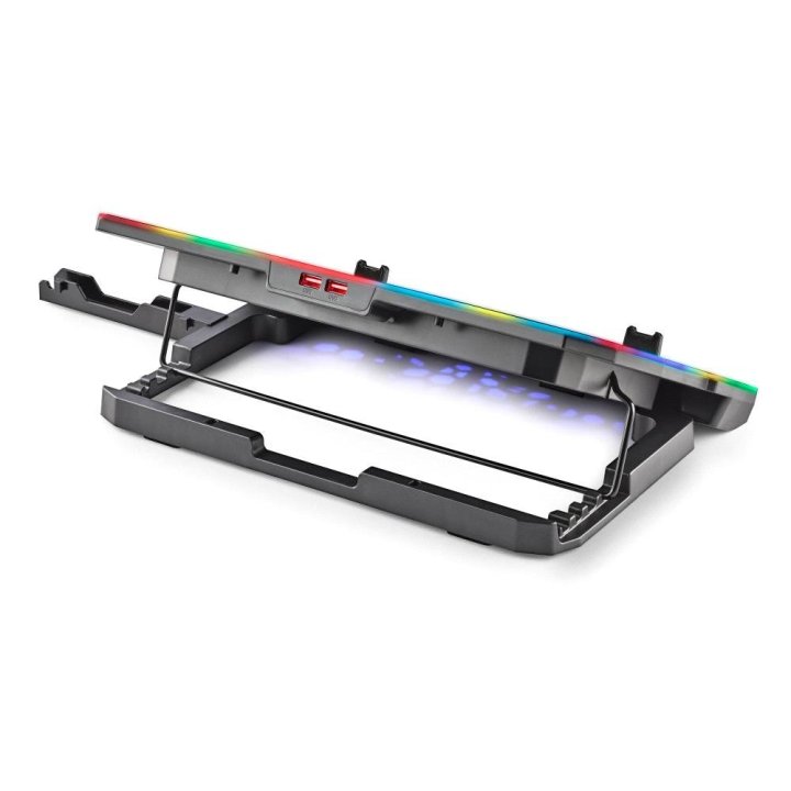 Base De Refrigeracion Para Portatiles Ngs Hero Stand Hasta 15,6" 6 Ventiladores Pantalla Lcd Soportepara Smartphone