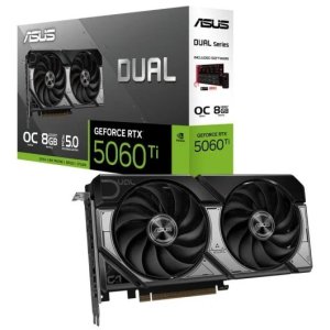 Vga Asus Dual Rtx 5060 Ti Oc 8gb Gddr7 3xdp 1xhdmi Cuda...