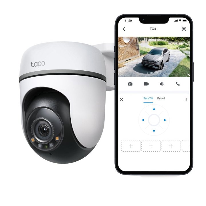 Camara Exterior Ip Wifi Tp-link Tapo Tc41 Ip66 2k Qhd 4mp V.nocturna Color Audio Bidireccional