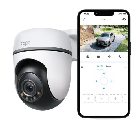 Camara Exterior Ip Wifi Tp-link Tapo Tc41 Ip66 2k Qhd 4mp V.nocturna Color Audio Bidireccional