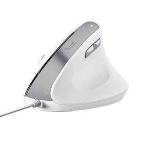 Mouse Trust Ergo Bayo Ii 25144 Dpi Ajustable 800-2400ppp 6 Botones Cable 150cm Blanco
