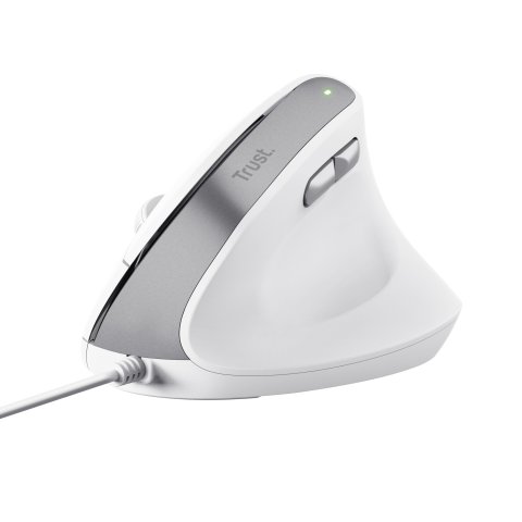Mouse Trust Ergo Bayo Ii 25144 Dpi Ajustable 800-2400ppp 6 Botones Cable 150cm Blanco