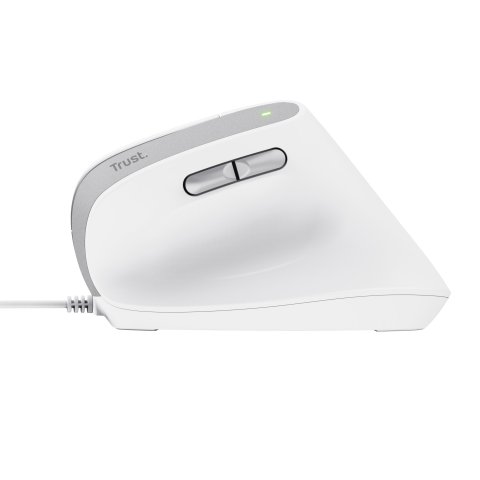 Mouse Trust Ergo Bayo Ii 25144 Dpi Ajustable 800-2400ppp 6 Botones Cable 150cm Blanco