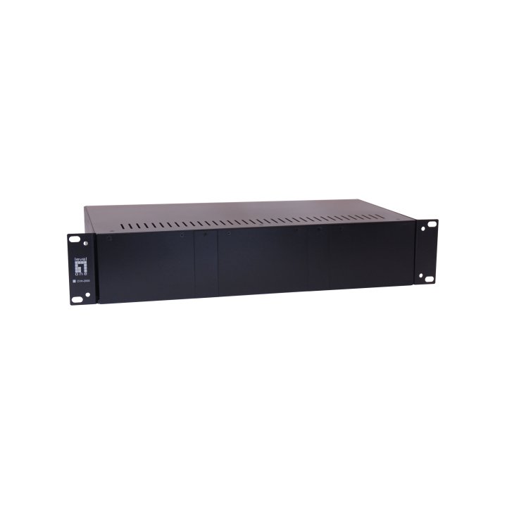 Chasis Convertidores De Medios Level One  14 Slots Con Fuente De Alimentacion Redundante