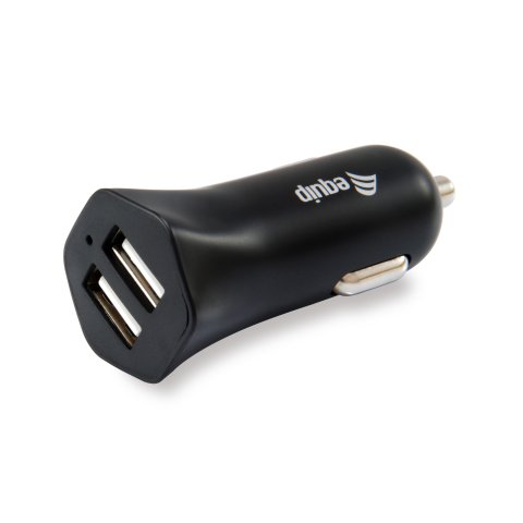 Cargador De Coche Equip 5v 2xusb  12 24v 12w