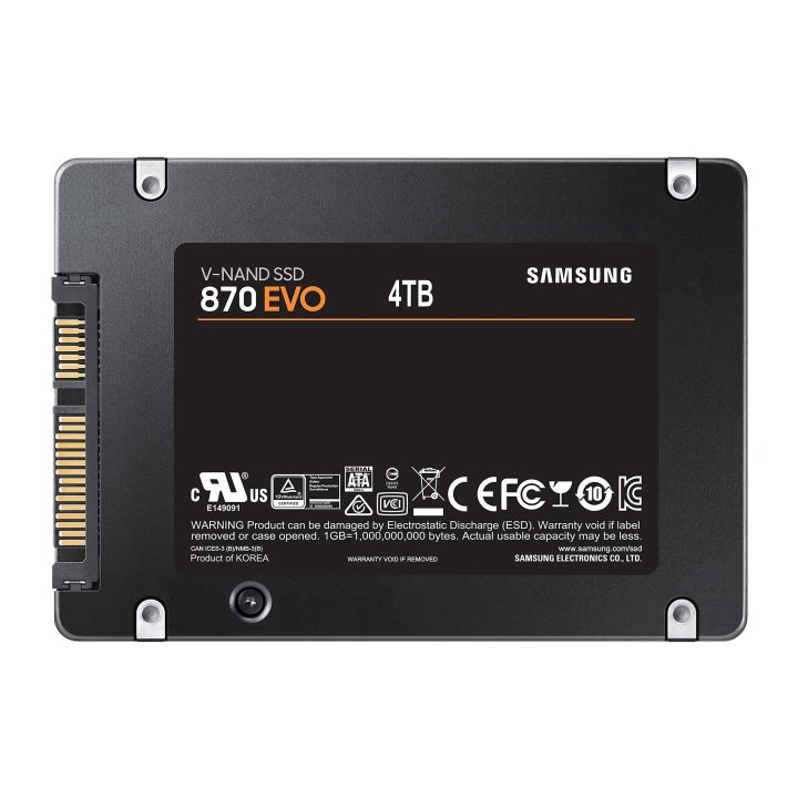 Disco Ssd Sata3 4tb Samsung Serie 870 Evo Mz-77e4t0b eu