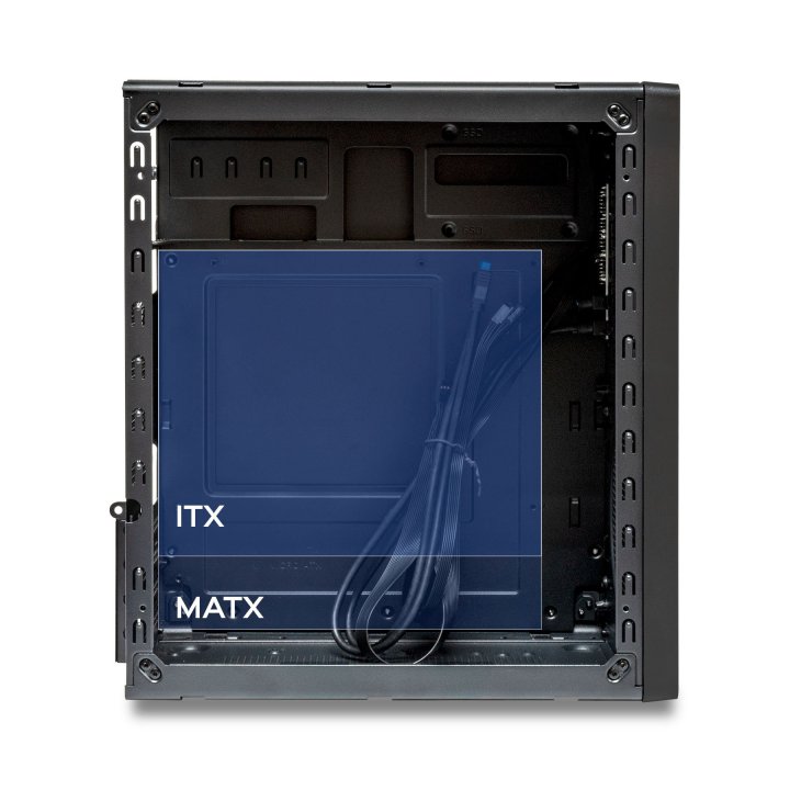 Caja Numen 300 Pro Micro Atx Sobremesa Y o Vertical Black - Sin Fuente - 2*usb 3.0 + 2*usb 2.0