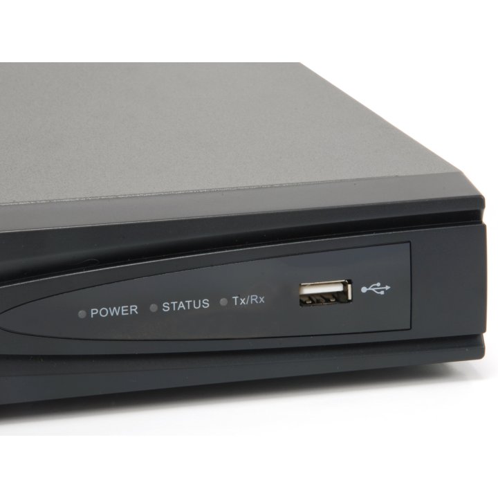 Grabador De Video Level One Nvr-0504 4 Canales 4 Puertos Red Poe H.265