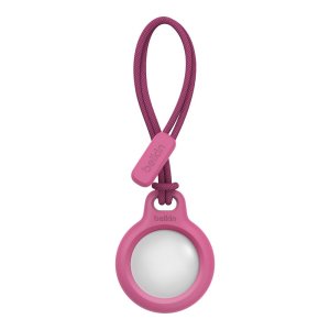 Llavero Belkin F8w974btpnk Apple Airtag Rosa Con Correa 2