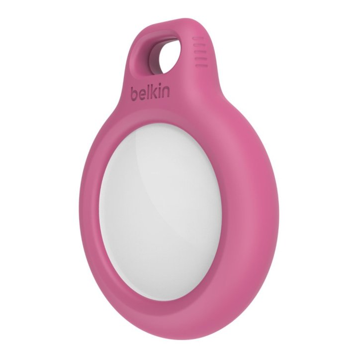 Llavero Belkin F8w974btpnk Apple Airtag Rosa Con Correa