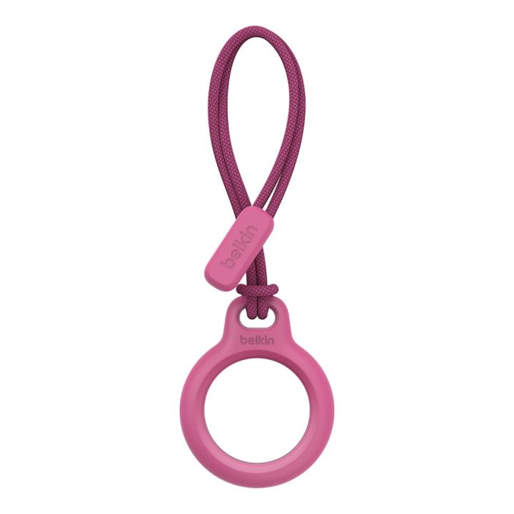 Llavero Belkin F8w974btpnk Apple Airtag Rosa Con Correa