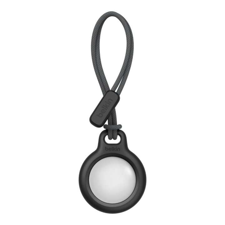 Llavero Belkin F8w974btblk Apple Airtag Negro Con Correa