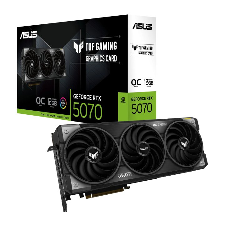 Vga Asus Tuf Rtx 5070 O12g Gaming 12gb Gddr7 3xdp 2xhdmi 192bit 250w