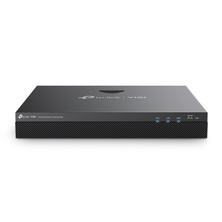 Grabador De Video Tp-link Vigi Nvr2016h 16 Canales Rj45 Hdmi Vga 16mp H.265+ 2xsata Esata 2xusb