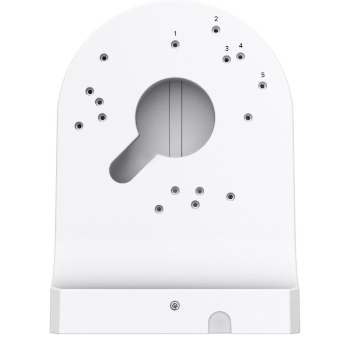 Soporte Camara Ip Tp-link Vigi Vjb-240 Compatible Domo Turret Fisheye Oculta Cable Aleacion Aluminio