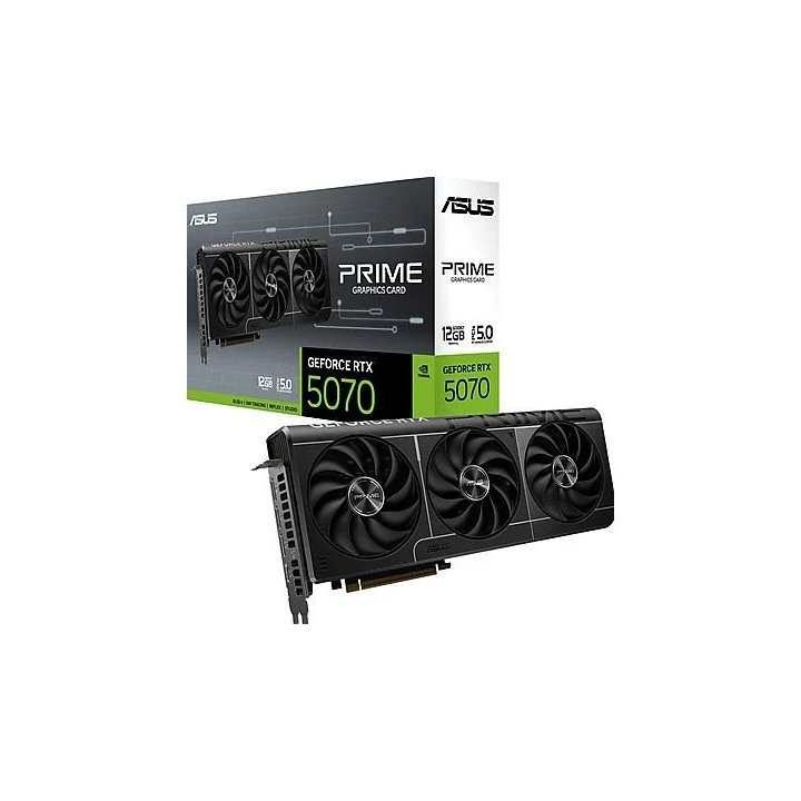 Vga Asus Prime Rtx 5070 12g Gddr7 3xdp 1xhdmi Cuda 6144 192bit Triple Fan