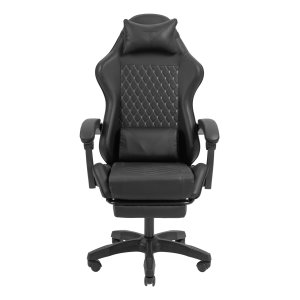 Silla Gamer Mars Gaming Mgcxbk Negra Reclinable Reposabrazos Ajustable Reposapies Cojines